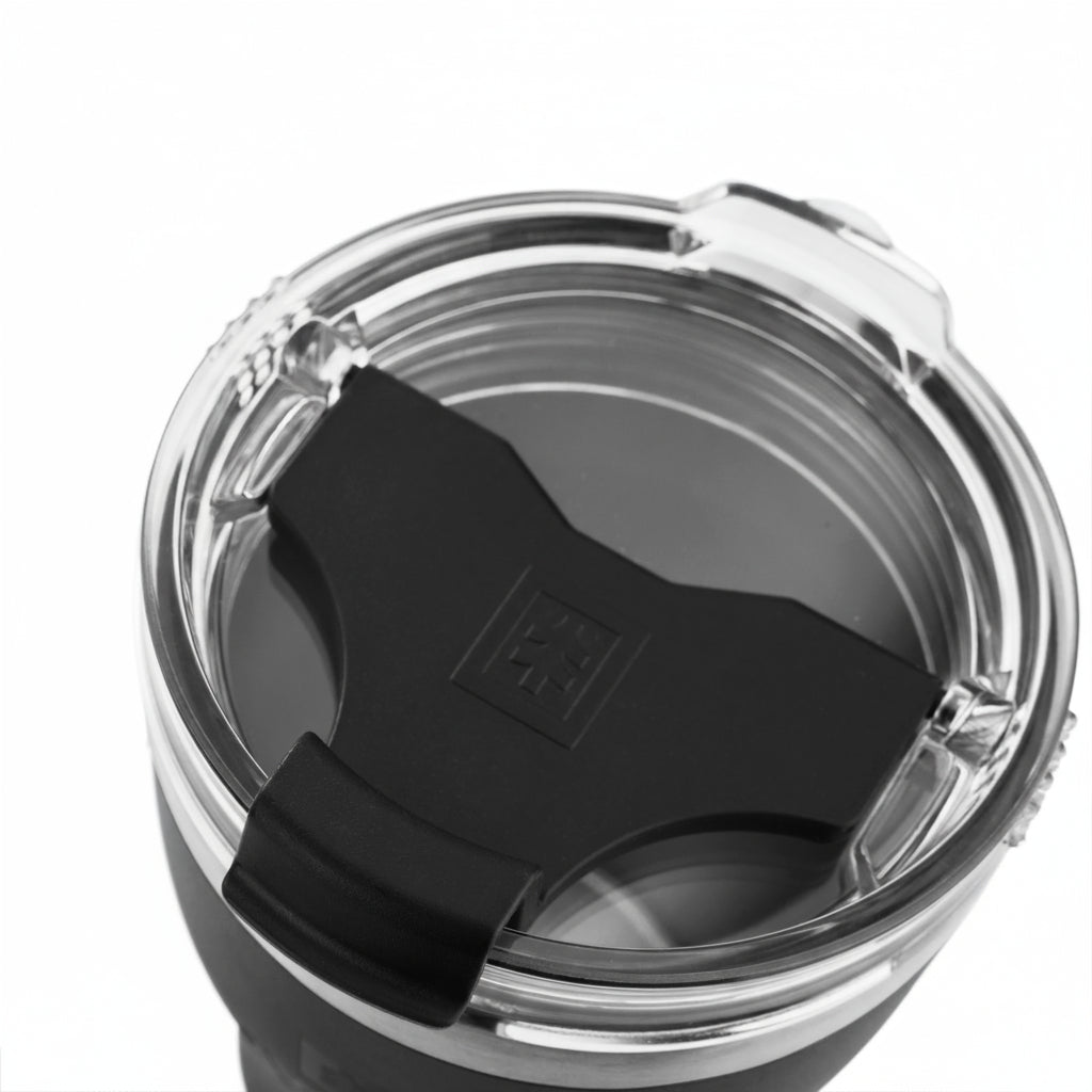 Auslaufsicherer Thermobecher 350 ml - Schwarz
