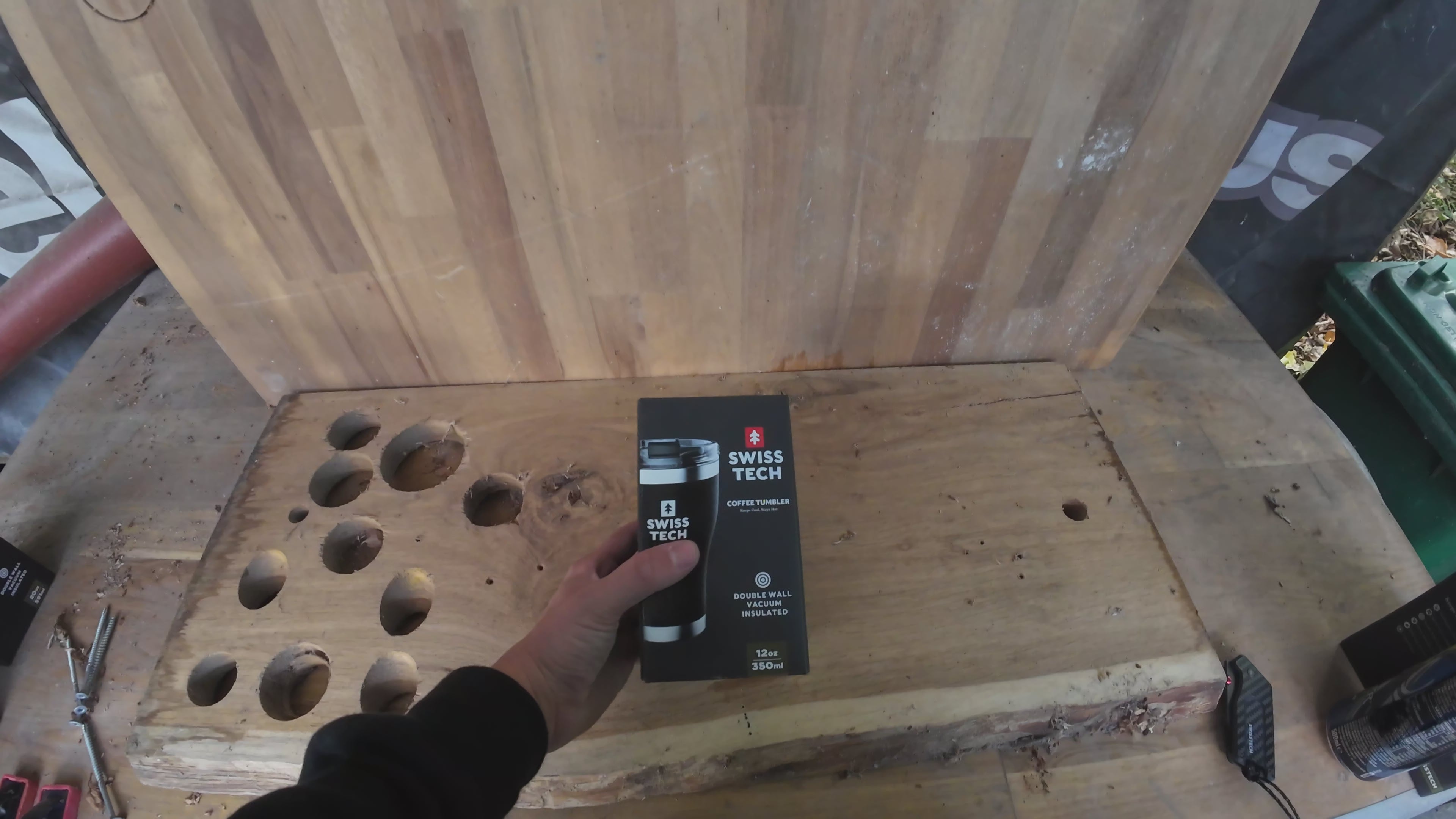 Auslaufsicherer Thermobecher 350 ml - Weiß